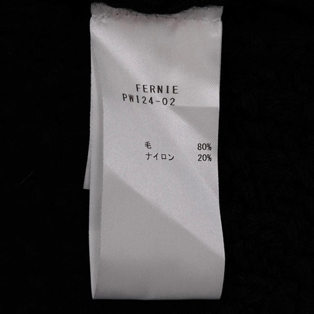 未使用品●TAGLIATORE タリアトーレ PWI24-02 FERNIE ウール ロゴボタン ロングスリーブ スタンドカラー コート ブラック 44 正規品 メンズ