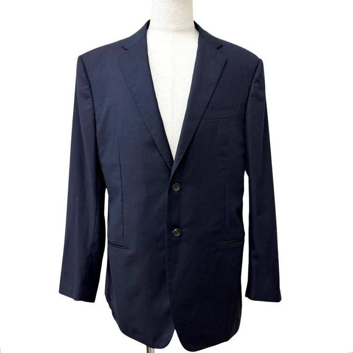 美品□GIORGIO ARMANI CLASSICO ジョルジオアルマーニ クラシコ BORGO21 super150sウール使用 テーラードジャケット 52 イタリア製