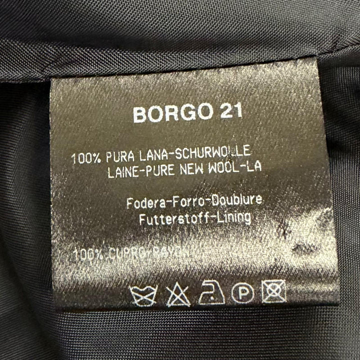 美品□GIORGIO ARMANI CLASSICO ジョルジオアルマーニ クラシコ BORGO21 super150sウール使用 テーラードジャケット 52 イタリア製