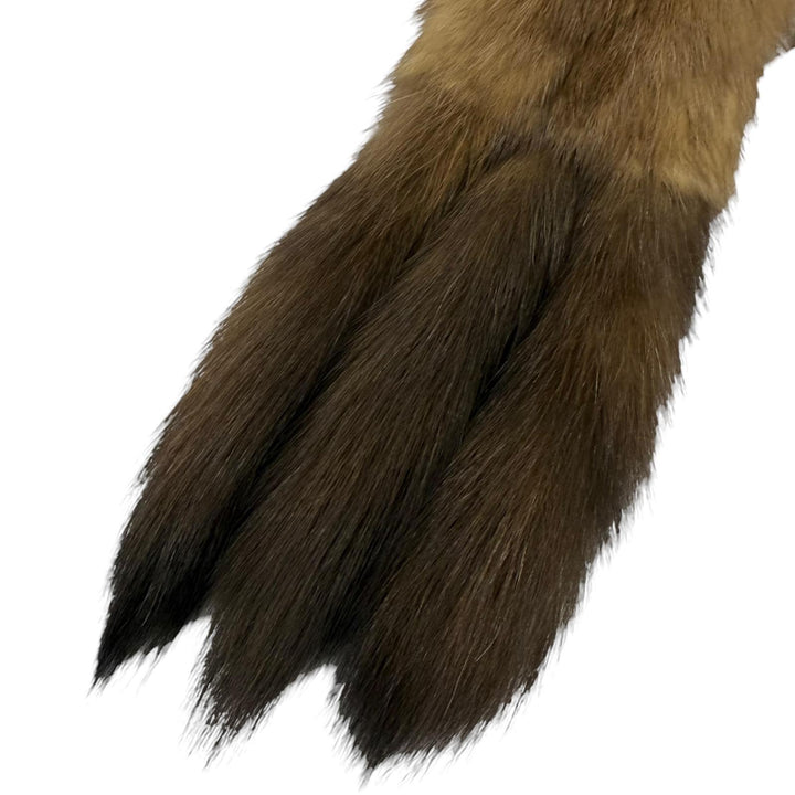 極美品☆FOXEY フォクシー 24690 ロシアンセーブル RUSSIAN SABLE 全長113cm 本毛皮ショール ブラウン 日本製 正規品 レディース