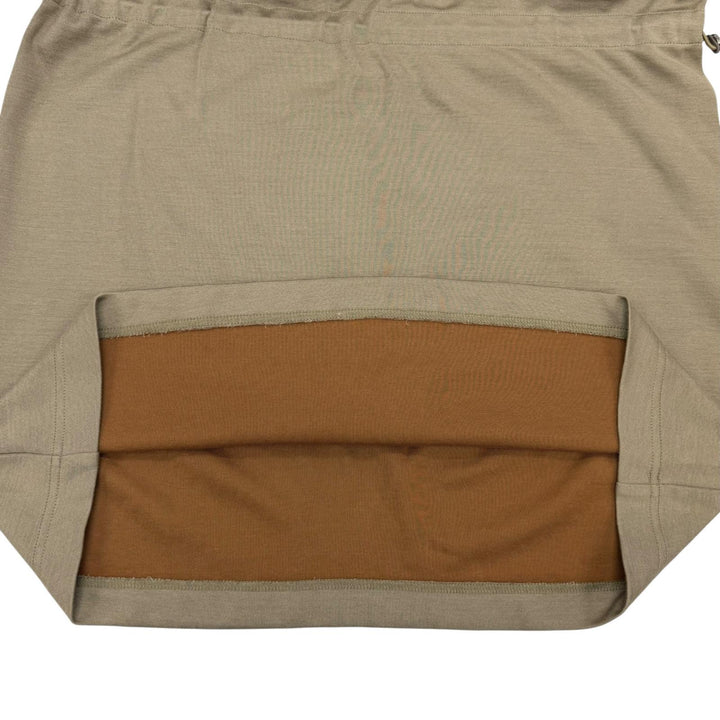 極美品◇HERMES エルメス 2023年製 3H4509DS シルク混 Hロゴデザイン ハイネック 半袖 ワンピース ブラウン系 34 フランス製 レディース