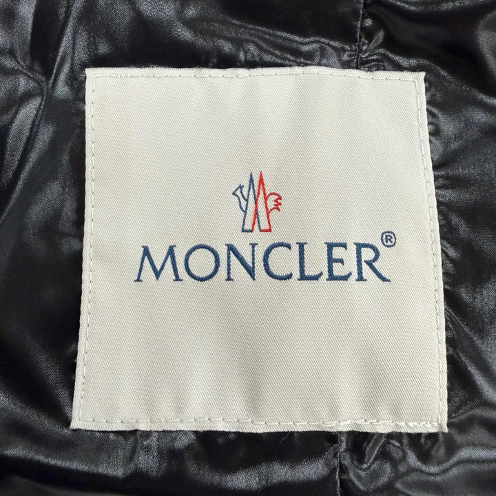 極美品☆MONCLER モンクレール APHIA アフィア ファー・ロゴワッペン・フード付 ダウンコート ベージュ 0 国内正規品 ハンガー付