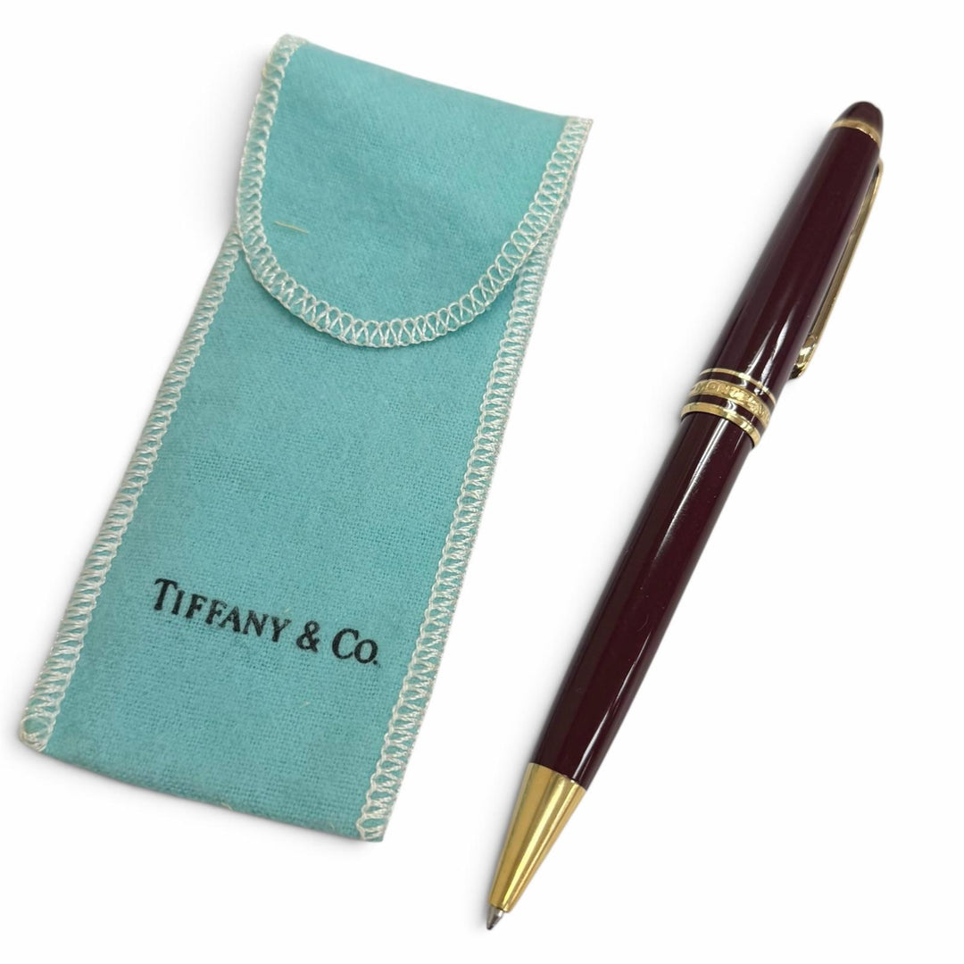 良品□MONTBLANC Tiffany＆Co. モンブラン ティファニー ヴィンテージ マイスターシュテュック ツイスト式 ボールペン 西ドイツ製 筆記◎