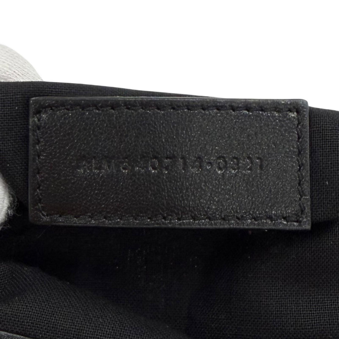 極美品★SAINT LAURENT PARIS サンローランパリ 640714 ドローストリング レザー チェーン ショルダーバッグ イエロー イタリア製 袋付