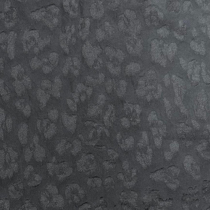 美品◇CHANEL シャネル P75261 シルク100％ ココボタン レオパード リボン付き 長袖シャツ ブラウス ブラック 40 フランス製 ハンガー付