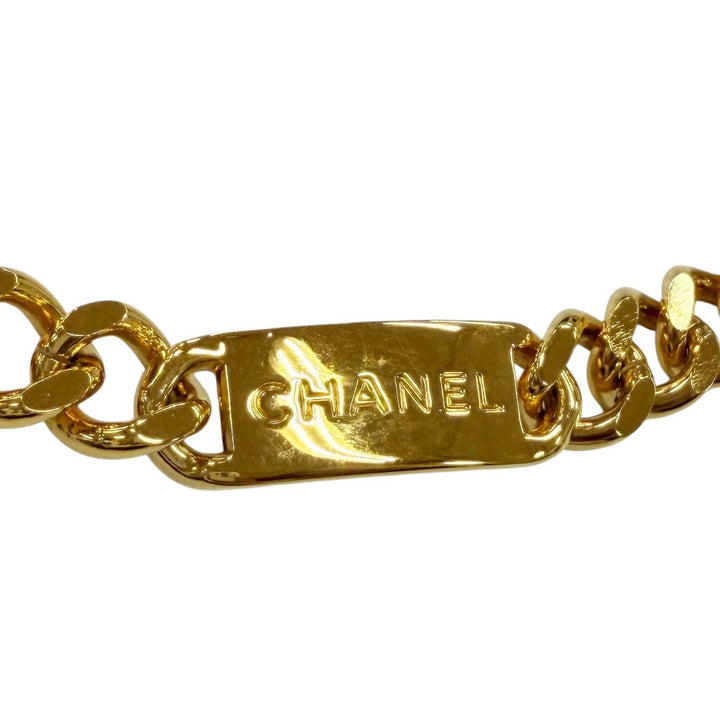 美品☆CHANEL シャネル ヴィンテージ 96A メタル 31 RUE CAMBON ココマーク ロゴ チェーン ベルト GPゴールド レディース