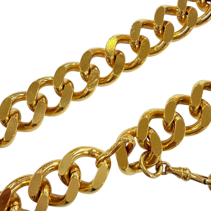 美品☆CHANEL シャネル ヴィンテージ 96A メタル 31 RUE CAMBON ココマーク ロゴ チェーン ベルト GPゴールド レディース