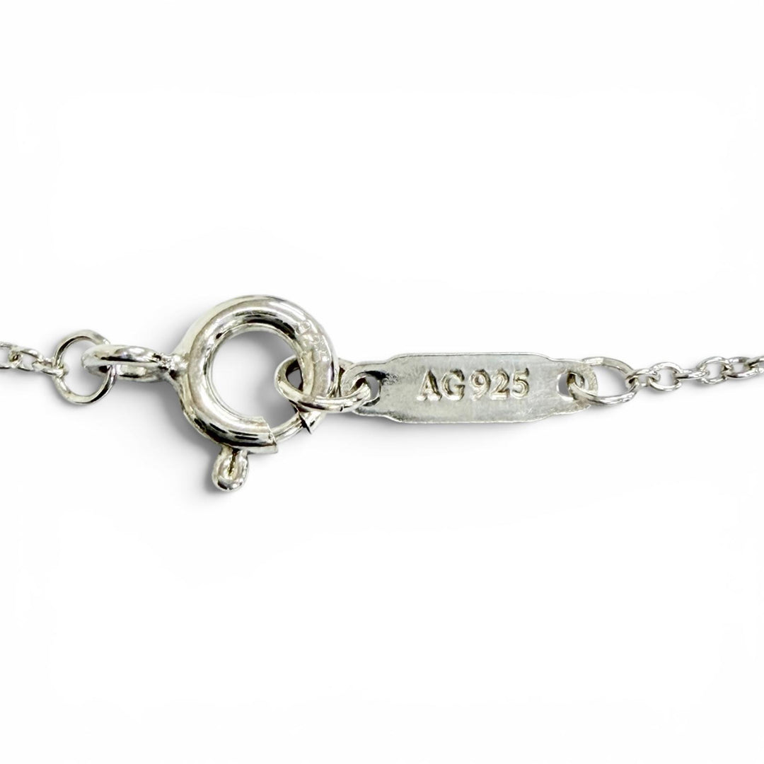 極美品△TIFFANY&amp;Co. ティファニー リターントゥティファニー ピンク ダブル ハート タグ ペンダント 925 ネックレス シルバー 重量2.62g