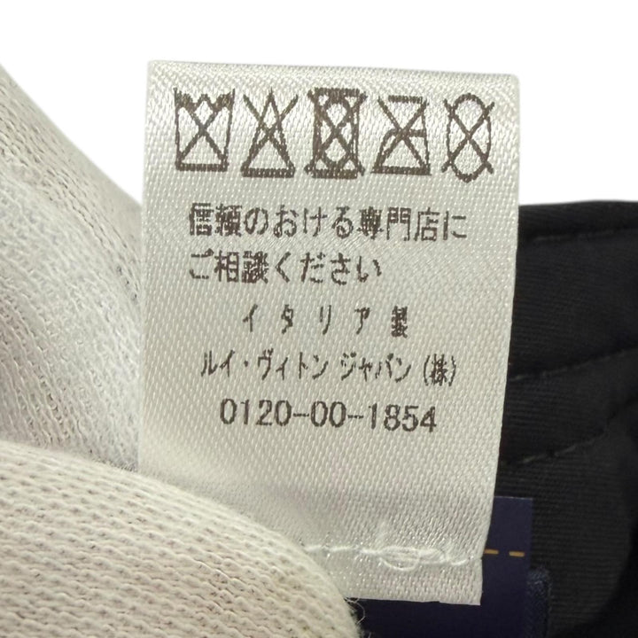 極美品□LOUIS VUITTON ルイヴィトン 2025年製 M5149M キャップ・シグネチャー ロゴ刺繍 ベースボールキャップ ノワール S 伊製 正規品
