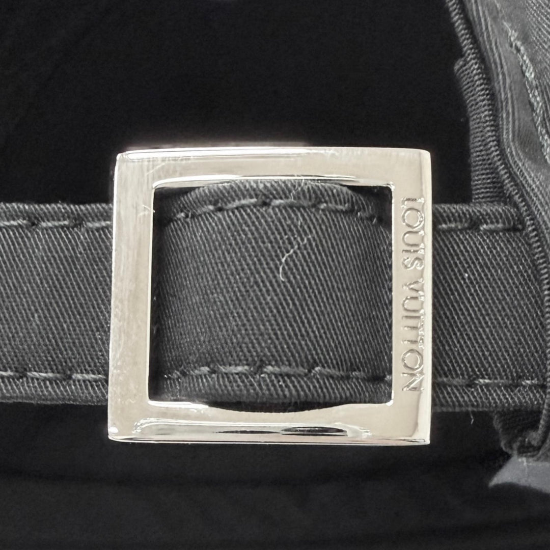 極美品□LOUIS VUITTON ルイヴィトン 2025年製 M5149M キャップ・シグネチャー ロゴ刺繍 ベースボールキャップ ノワール S 伊製 正規品