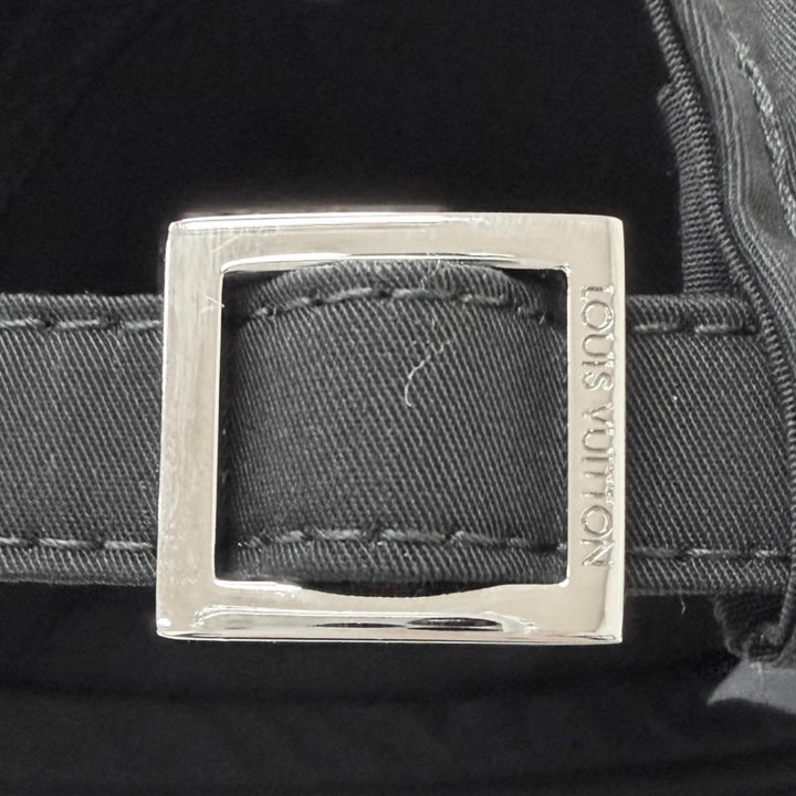 極美品□LOUIS VUITTON ルイヴィトン 2025年製 M5149M キャップ・シグネチャー ロゴ刺繍 ベースボールキャップ ノワール S 伊製 正規品