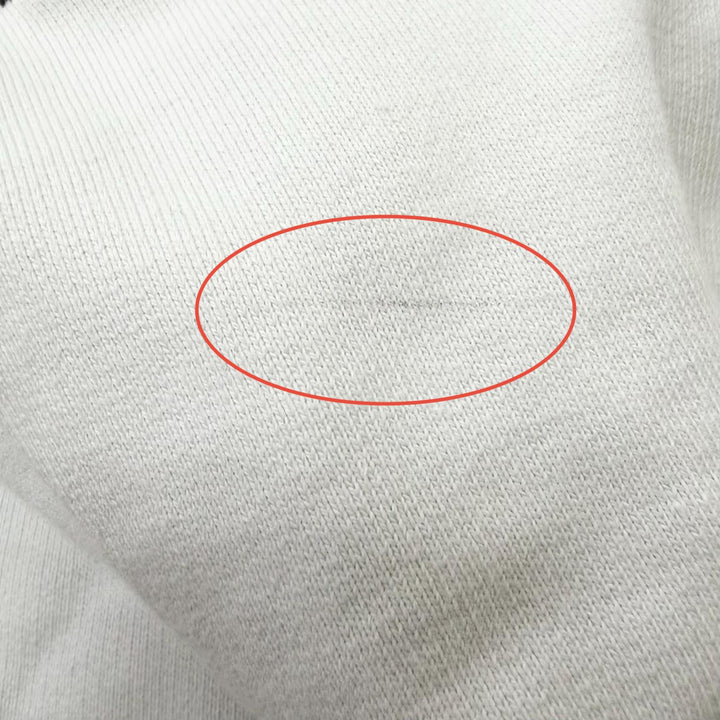 極美品□BALENCIAGA バレンシアガ 739024 LARGE FIT HOODIE ダメージ加工 スウェット パーカー オフホワイト 1 正規品 メンズ ハンガー付