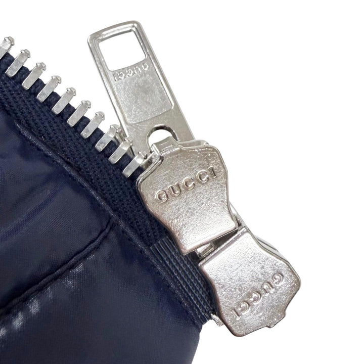 極美品□GUCCI adidas グッチ アディダス 23SS 727794 インターロッキングG トレフォイル 中綿入り キルティングポンチョ S 伊製 正規品