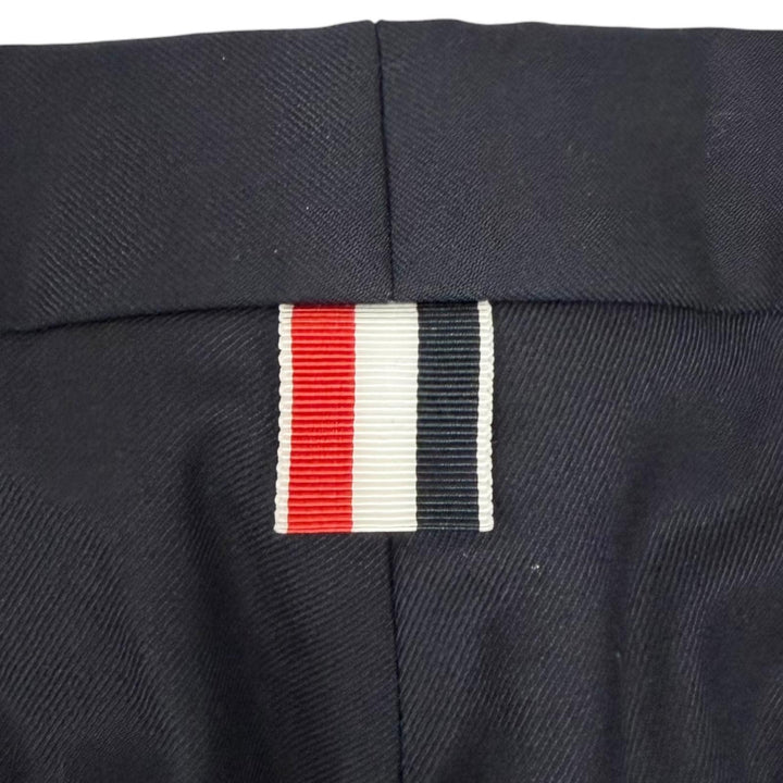 未使用品□THOM BROWNE トムブラウン 76PXB2 ウール トリコロール トラウザーズパンツ スラックス ネイビー 42 イタリア製 正規品 メンズ