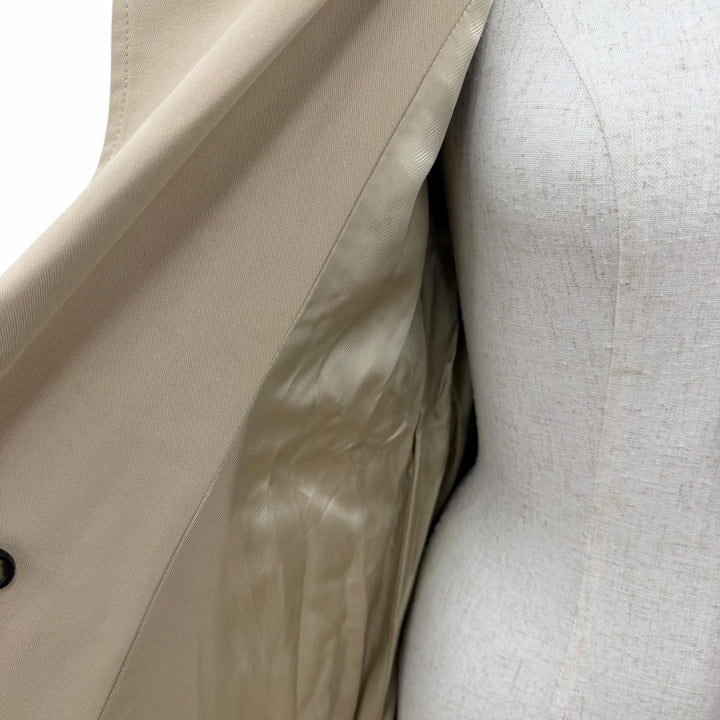 極美品☆LOEWE ロエベ 25AW S540Y02XCE アナグラム コットンギャバジン ベルテッドジャケット ベージュ 34 伊製 正規品 定価378400円