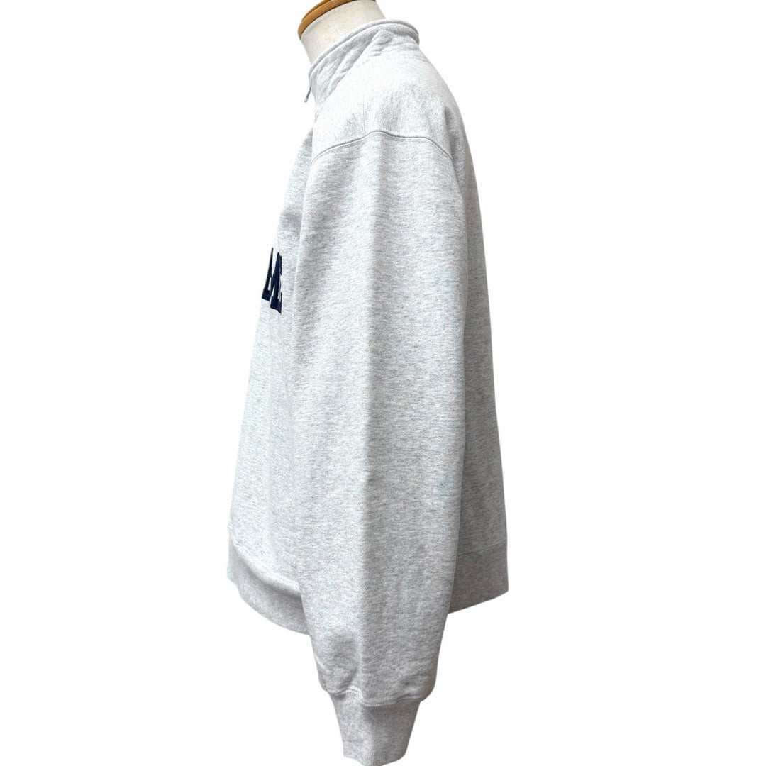 【ドンドン見直し】美品□Supreme シュプリーム Collegiate Half Zip Pullover ハーフジップ スウェットシャツ グレー M カナダ製 正規品