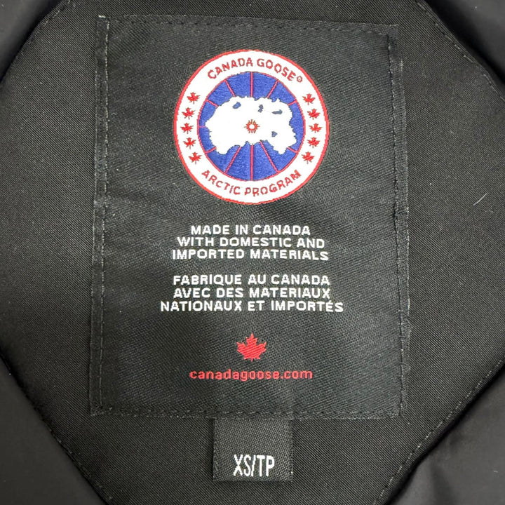 良品□CANADA GOOSE カナダグース 3438JM JASPER ジャスパー サザビーリーグ ダウンジャケット ブラック XS カナダ製 正規品 メンズ