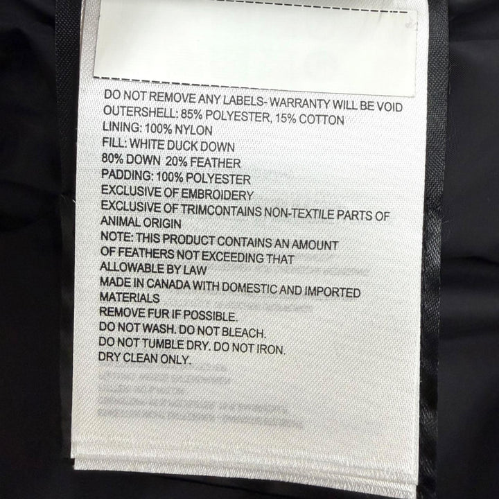 良品□CANADA GOOSE カナダグース 3438JM JASPER ジャスパー サザビーリーグ ダウンジャケット ブラック XS カナダ製 正規品 メンズ