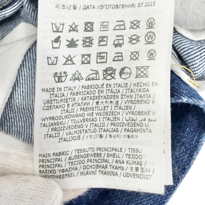 極美品△Maison Margiela 1 メゾンマルジェラ1 23AW S51LA0051 スラッシュディテール カットオフ ダメージ加工 デニムパンツ 38 正規品