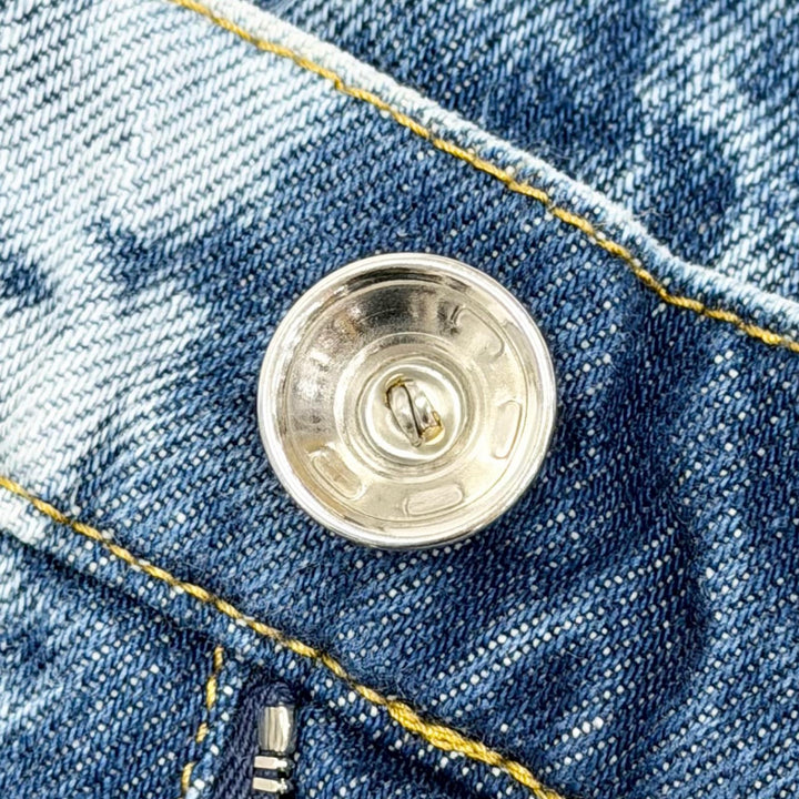 極美品△Maison Margiela 1 メゾンマルジェラ1 23AW S51LA0051 スラッシュディテール カットオフ ダメージ加工 デニムパンツ 38 正規品