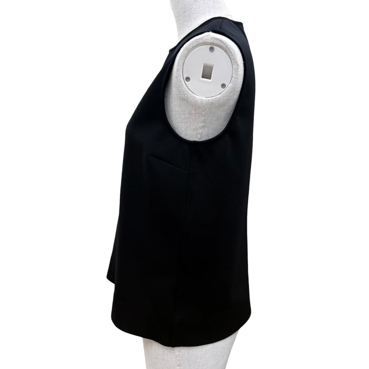 極美品☆THE ROW ザロウ 5011-K106 バックZIP ノースリーブ カットソー トップス ブラック XS ポルトガル製 正規品 レディース