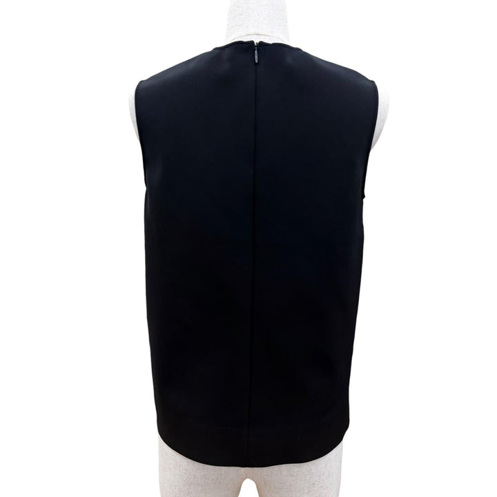 極美品☆THE ROW ザロウ 5011-K106 バックZIP ノースリーブ カットソー トップス ブラック XS ポルトガル製 正規品 レディース