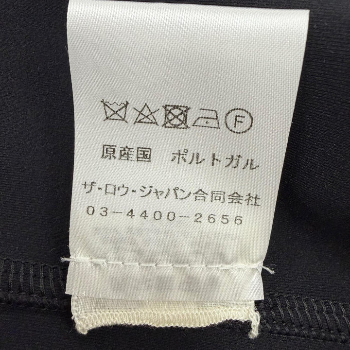極美品☆THE ROW ザロウ 5011-K106 バックZIP ノースリーブ カットソー トップス ブラック XS ポルトガル製 正規品 レディース