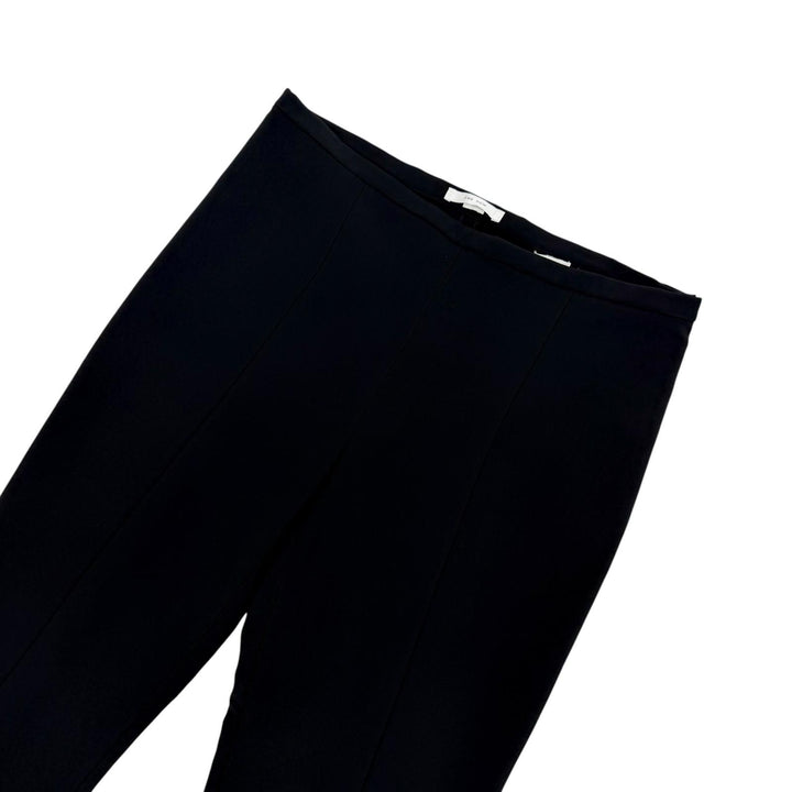 極美品☆THE ROW ザロウ 139150 ロゴボタン ボトムス パンツ ブラック 8 レディース約Lサイズ相当 英国製 正規品 レディース