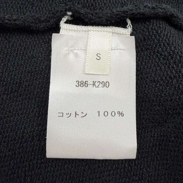 美品☆THE ROW ザロウ 386-K290 コットン100％ ESSONI TOP フード付 オーバーサイズ パーカー ブラック S 英国製 レディース メンズ
