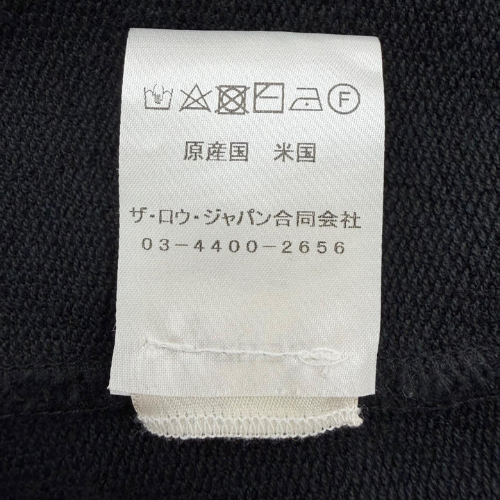 美品☆THE ROW ザロウ 386-K290 コットン100％ ESSONI TOP フード付 オーバーサイズ パーカー ブラック S 英国製 レディース メンズ