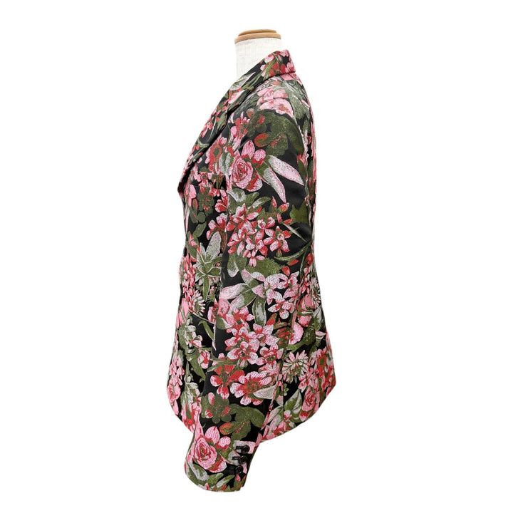 極美品△COMME des GARCONS コムデギャルソン 23SS GK-J023 ゴブラン ジャガード フローラル テーラードジャケット S 日本製 正規品