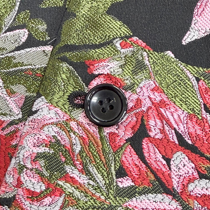 極美品△COMME des GARCONS コムデギャルソン 23SS GK-J023 ゴブラン ジャガード フローラル テーラードジャケット S 日本製 正規品