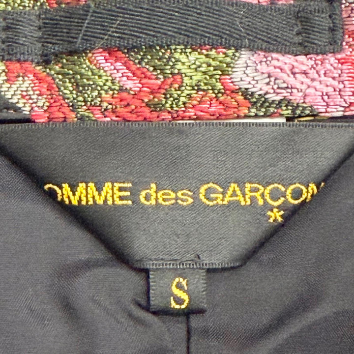 極美品△COMME des GARCONS コムデギャルソン 23SS GK-J023 ゴブラン ジャガード フローラル テーラードジャケット S 日本製 正規品