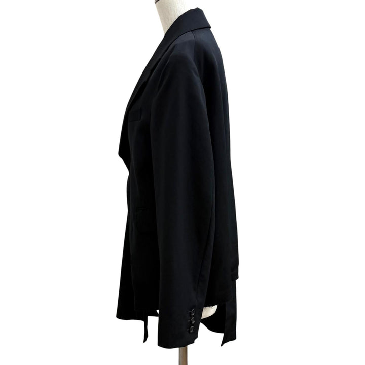 極美品★COMME des GARCONS コムデギャルソン 23SS GK-J032 ウール100％ オーバーサイズ アシンメトリー テーラードジャケット S 正規品