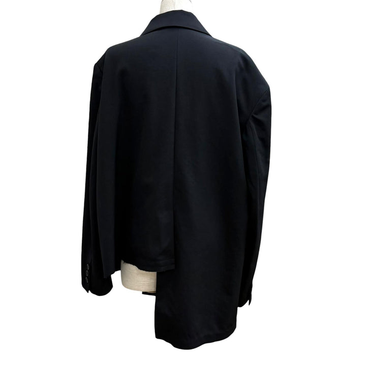極美品★COMME des GARCONS コムデギャルソン 23SS GK-J032 ウール100％ オーバーサイズ アシンメトリー テーラードジャケット S 正規品