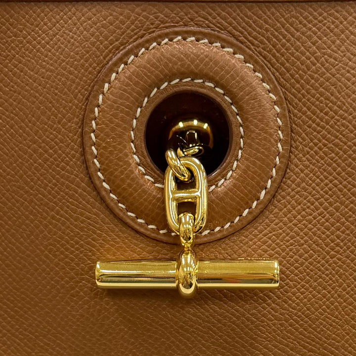 美品★HERMES エルメス ヴェスパ PM ゴールド クシュベル ゴールド金具 ショルダーバッグ □B刻印 フランス製 レディース 箱・保存袋付き