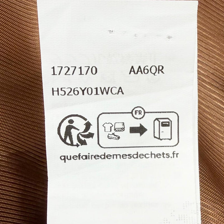 極美品□LOEWE ロエベ H526Y01WCA 襟裏アナグラムレザーパッチ フーデッド ブルゾンジャケット キャメル 48 イタリア製 正規品 メンズ