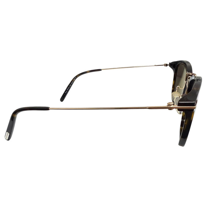 極美品□TOM FORD トムフォード TF672 Beau 朝倉未来着用モデル サングラス ブラウンデミ ゴールド 53□21-145 デモレンズ イタリア製