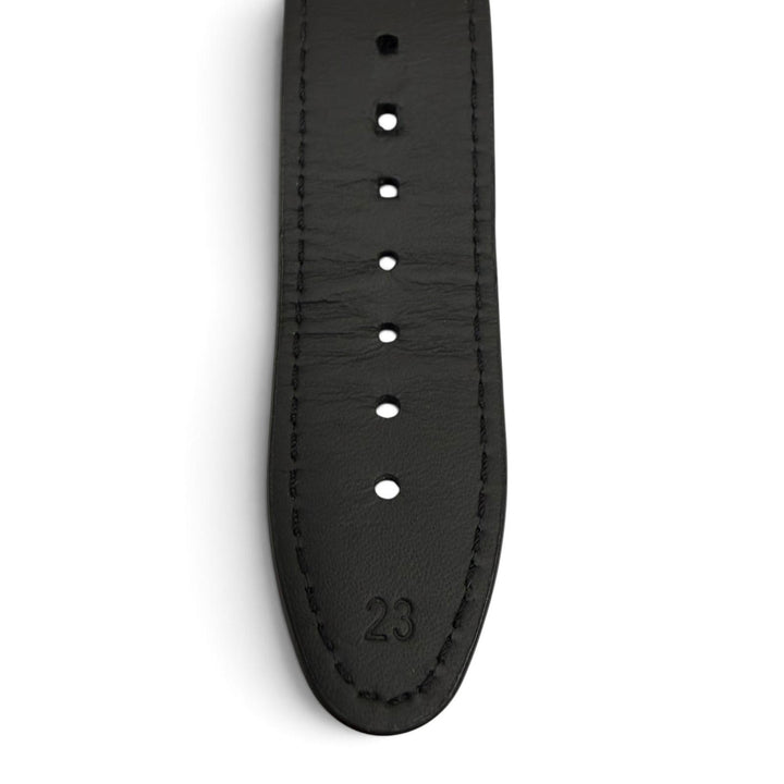 美品▼BERLUTI ベルルッティ Apple Watch BR44 アップルウォッチ用 取付幅35mm レザーベルト ブラック ブラウン シルバー金具 箱付き