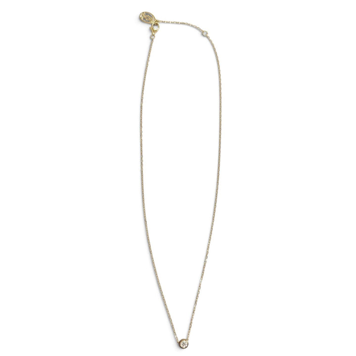 極美品△Cartier カルティエ 307GTC ダムール LM 750(YG) ダイヤモンド ネックレス イエローゴールド 重量2.95g 2026年4月購入 箱付き