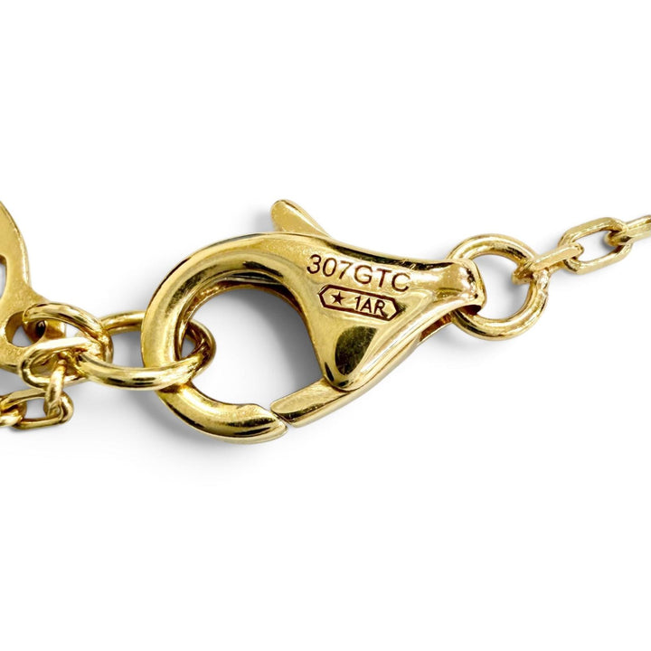 極美品△Cartier カルティエ 307GTC ダムール LM 750(YG) ダイヤモンド ネックレス イエローゴールド 重量2.95g 2026年4月購入 箱付き