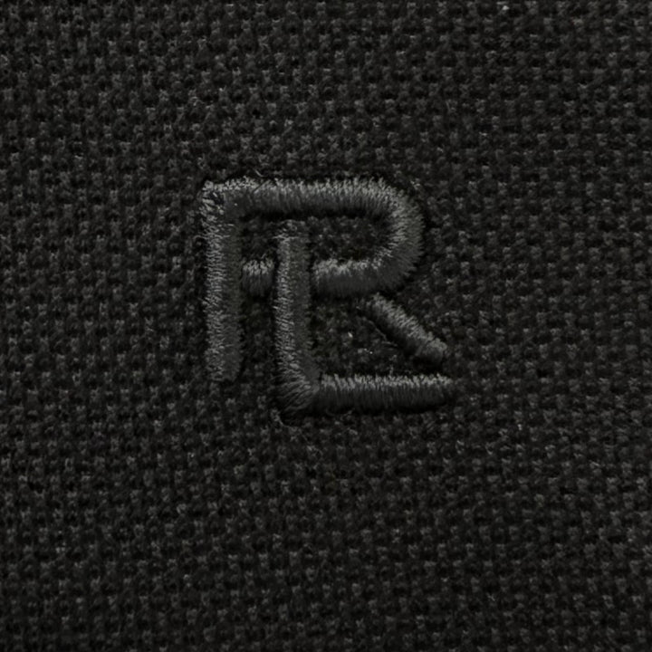 未使用品□RALPH LAUREN PURPLE LABEL ラルフローレン パープルレーベル コットン ロゴエンブロイダリー 半袖ポロシャツ L 伊製 正規品