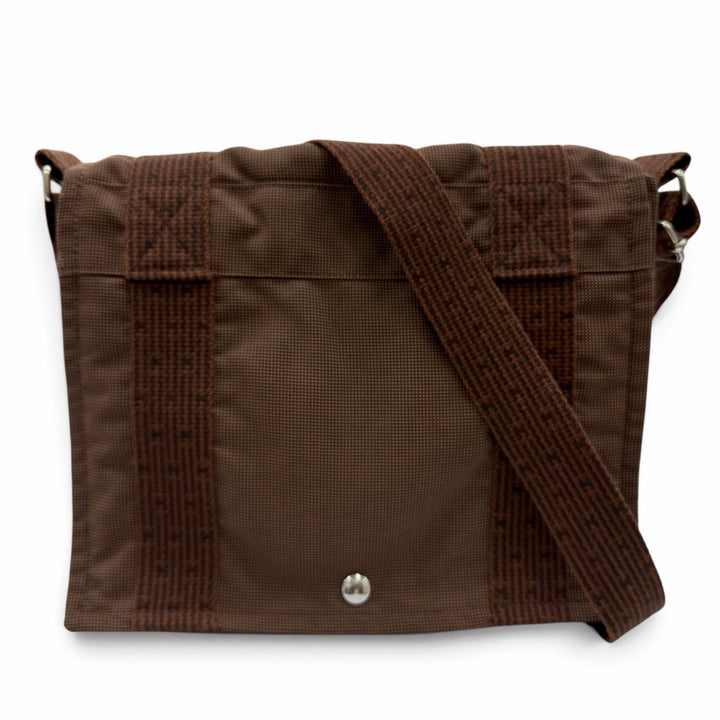 極美品☆HERMES エルメス エールライン バサス PM シルバー金具 セリエ金具 ショルダーバッグ ブラウン フランス製 レディース