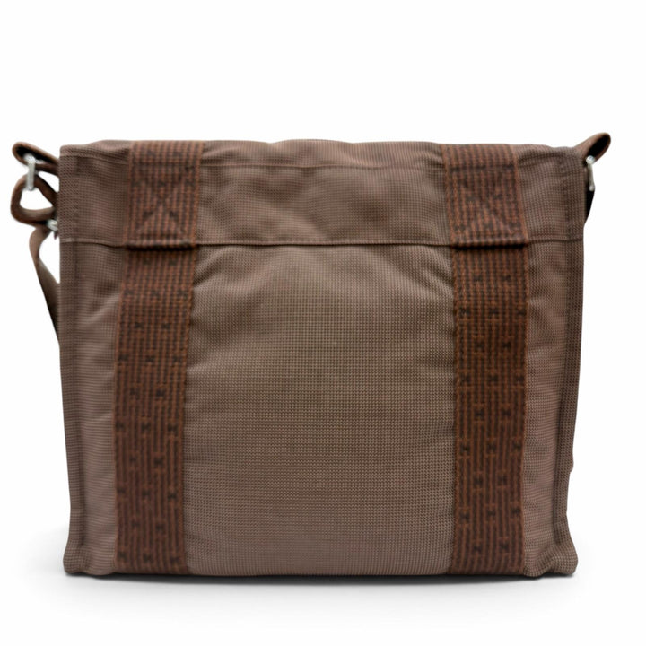極美品☆HERMES エルメス エールライン バサス PM シルバー金具 セリエ金具 ショルダーバッグ ブラウン フランス製 レディース