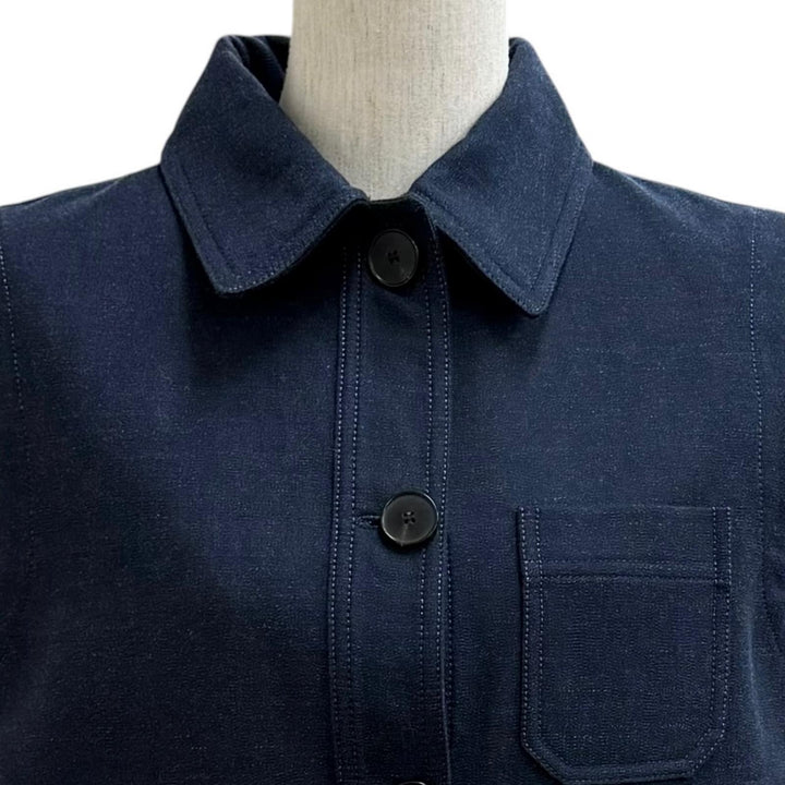 極美品★Christian Dior クリスチャンディオール 127G06A3669 BEE刺繡 裏地オブリーク柄 ベスト ネイビー 40 伊製 正規品 レディース