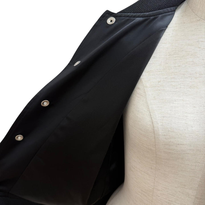 美品★SAINT LAURENT PARIS サンローランパリ 443399 テディ パラディアム ジャケット ブラック ゴールド 36 イタリア製 ガーメント付き