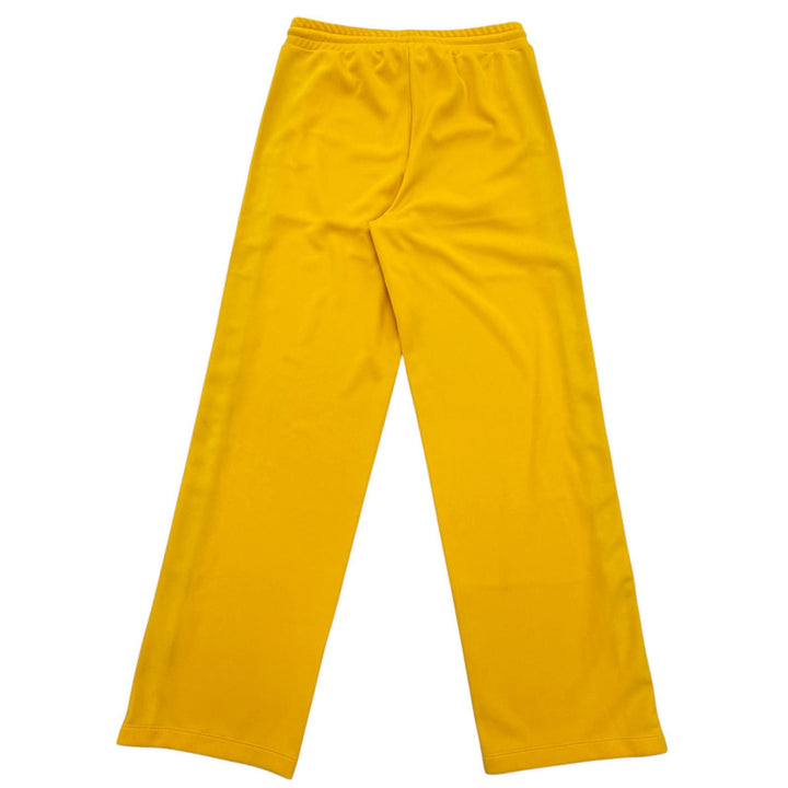 極美品▼CELINE セリーヌ 2Z223121O Jersey Double Face Jogging Pants ロゴ トラックパンツ イエロー L イタリア製 正規品 メンズ