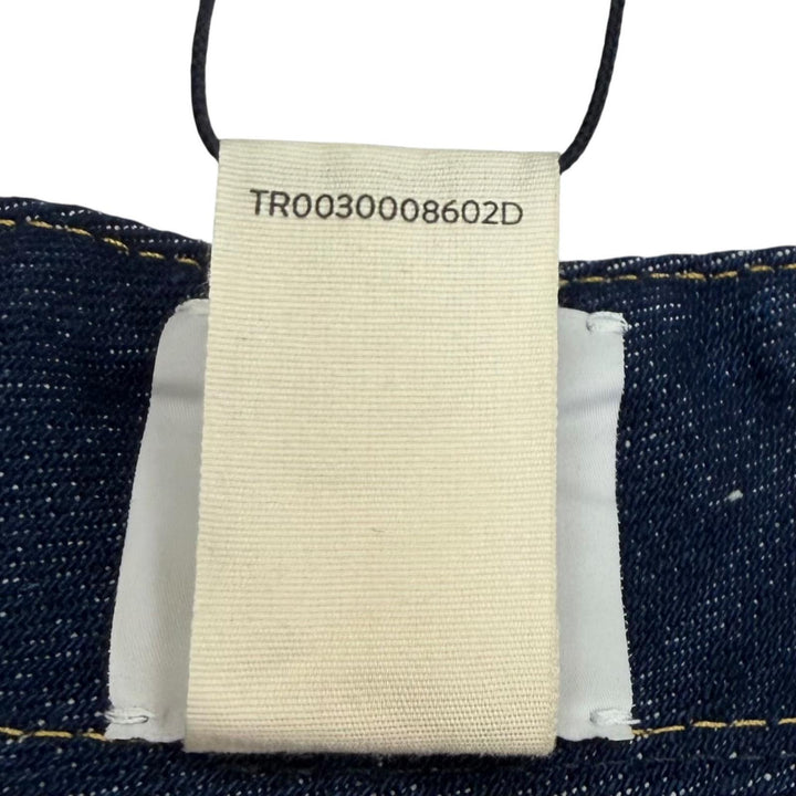 未使用品★PATOU パトゥ TR0030008602D アイコニック デニム パンツ RODEO BLUE センタープレス ストレートパンツ ボトムス 34 レディース