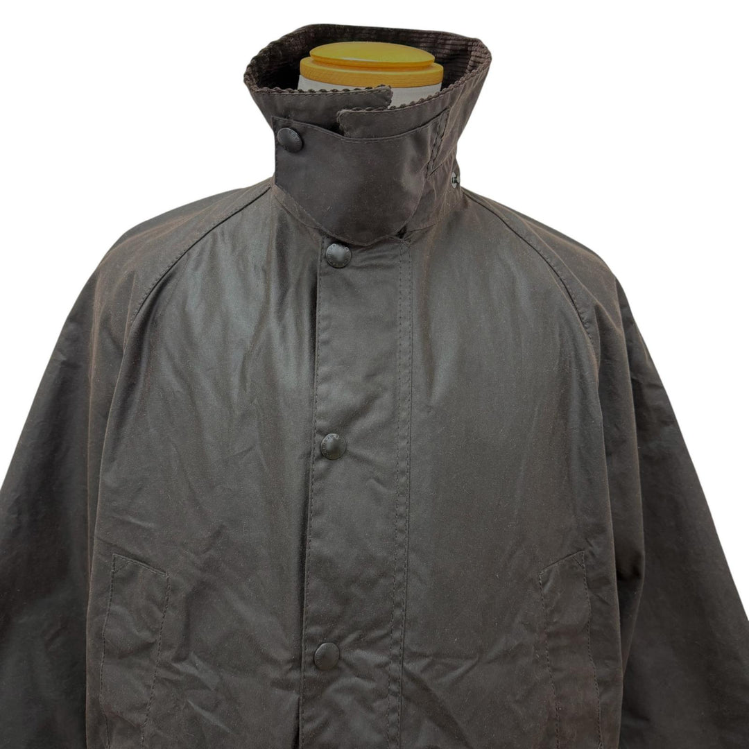 美品□Barbour バブアー 25AW MWX0018RU52 BEDALE オイルド加工 ワックスジャケット コート ダークブラウン 42 イングランド製 メンズ
