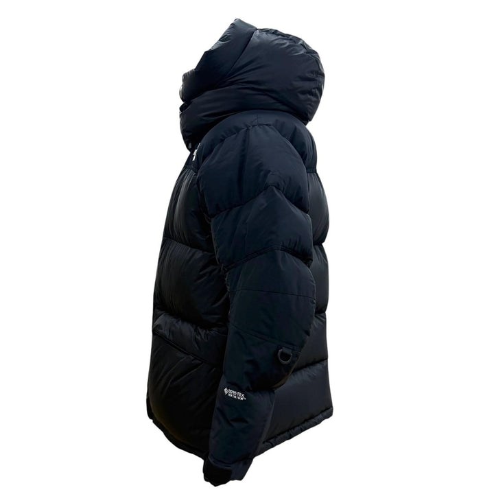 美品▼THE NORTH FACE ザ・ノースフェイス ND92031 HIM DOWN PARKA GORE-TEX ロゴ刺繍 フーデッド WZIPUP ダウンジャケット XS 正規品